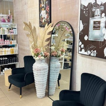 Inside the welcoming My Place Hair & Beauty salon