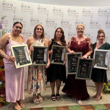 The My Place team at the Best in Business awards